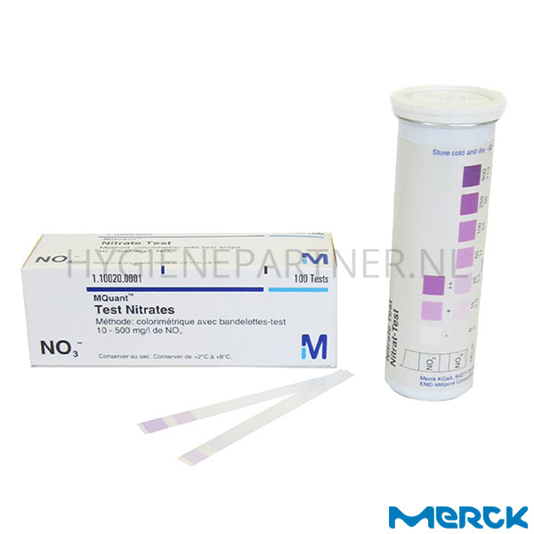 HC051030 MQuant Nitraat teststrookjes 10-500 mg/l