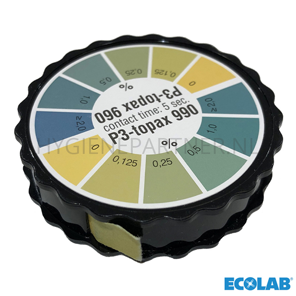 113089.000 Ecolab indicatorpapier voor P3-Topax 960 en P3-Topax 990 residuen