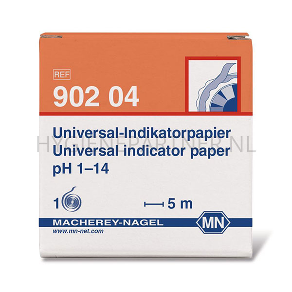 HC051044 pH-indicatorpapier op rol 5 meter 1-14 pH