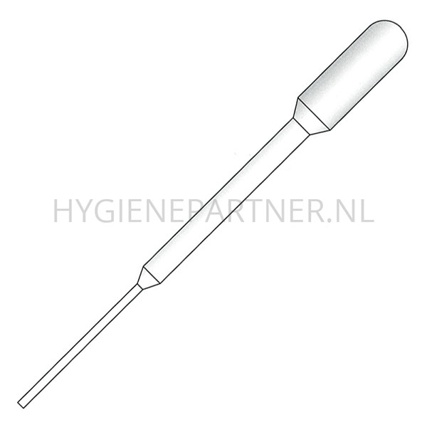 HC401039 Pasteurpipetten niet steriel 155 mm vulvolume 3 ml