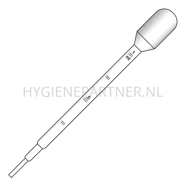 HC401112 Pasteurpipetten steriel 140 mm vulvolume 2.2 ml schaal 0.25 ml