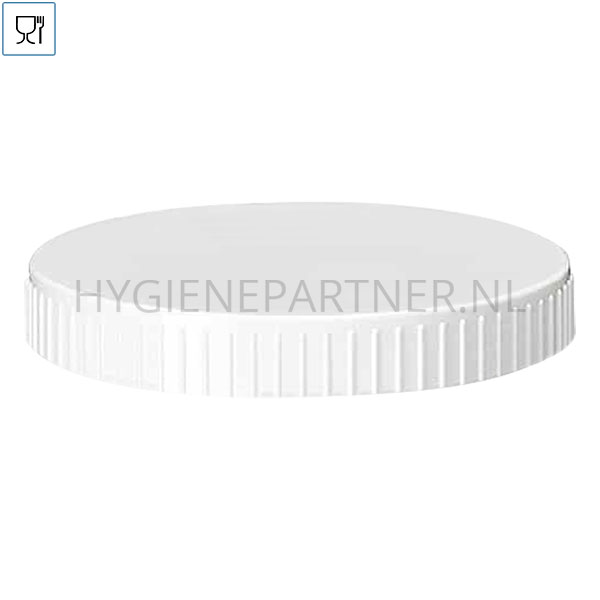 HC401250-50 Schroefdeksel PP voor Optima monsterpot 125 ml wit