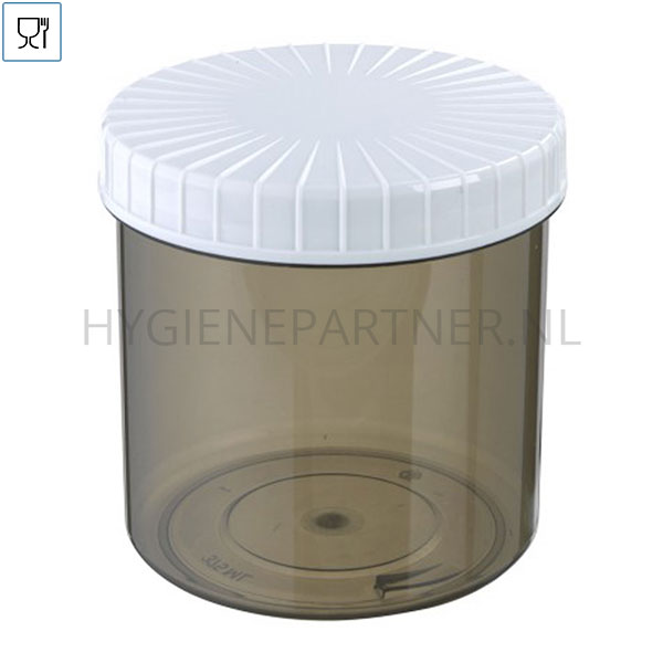 HC401298-50 Monsterpot PP met schroefdeksel Unipot 375 ml transparant bruin