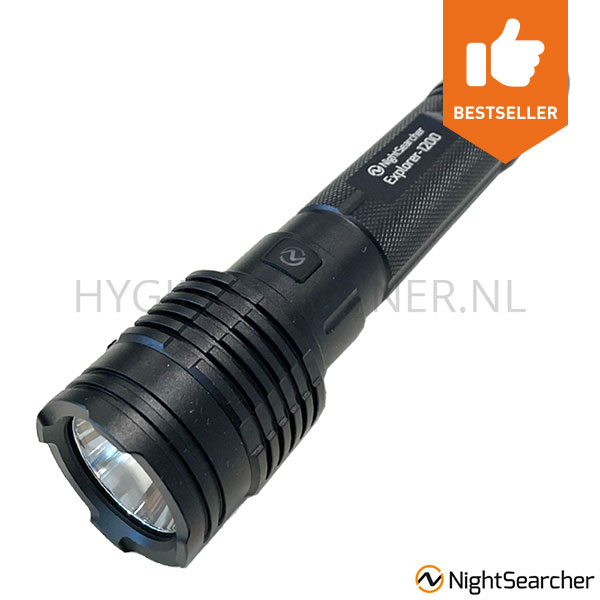 LA101027-90 NightSearcher Explorer 1200 LED zaklamp USB oplaadbaar