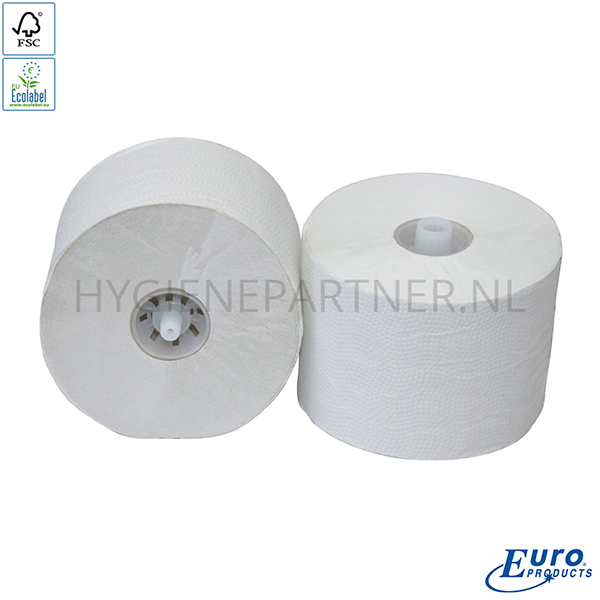 PA051019 Euro Products toiletpapier doprol luxe eco 1-laags 150 meter wit