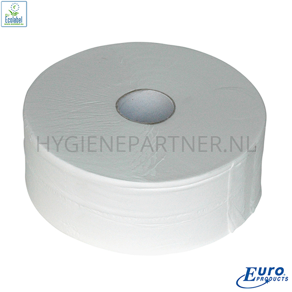 PA051030 Euro Products toiletpapier Maxi Jumbo cellulose 2-laags 380 meter wit