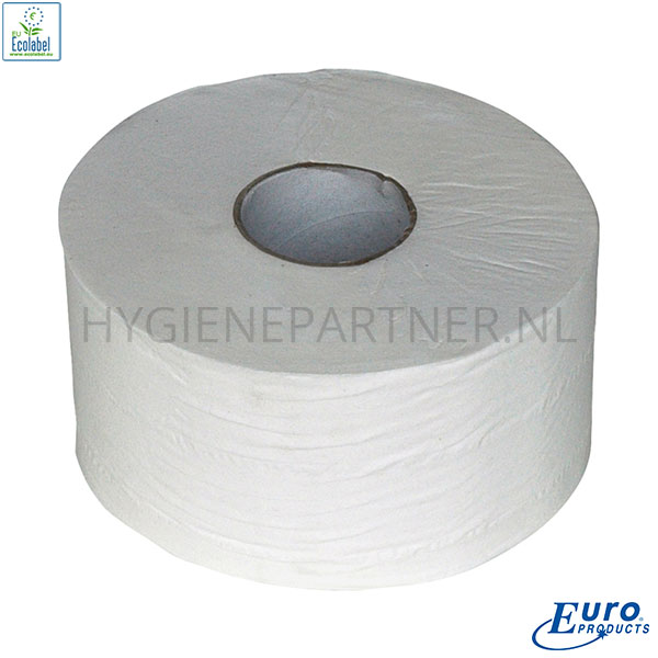 PA051058 Euro Products toiletpapier Mini Jumbo cellulose 2-laags 180 meter wit