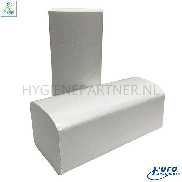 Industrialiseren Springen betrouwbaarheid Euro Products handdoekpapier Z-vouw 1-laags recycled 23x25 cm wit |  Hygienepartner.nl