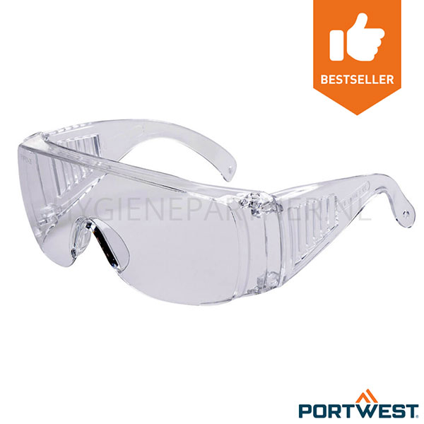 106195.000 Portwest PW30 overzetbril polycarbonaat helder