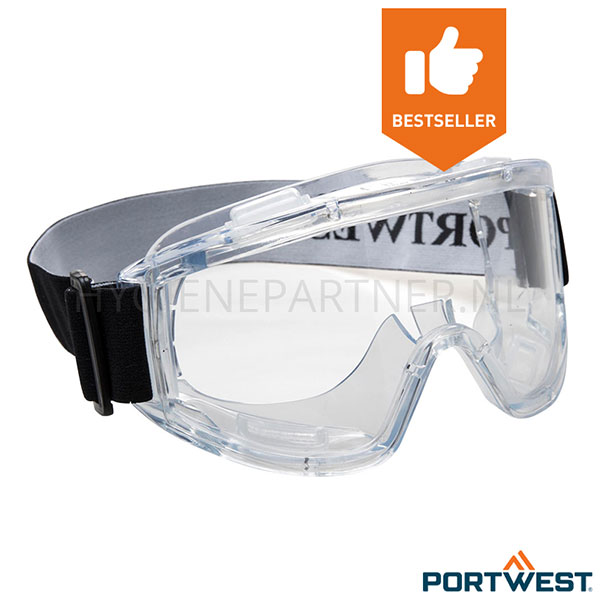 PB071030 Portwest PW22 ruimzichtbril polycarbonaat helder geventileerd