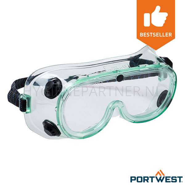 PB071035 Portwest PS21 ruimzichtbril acetaat helder geventileerd