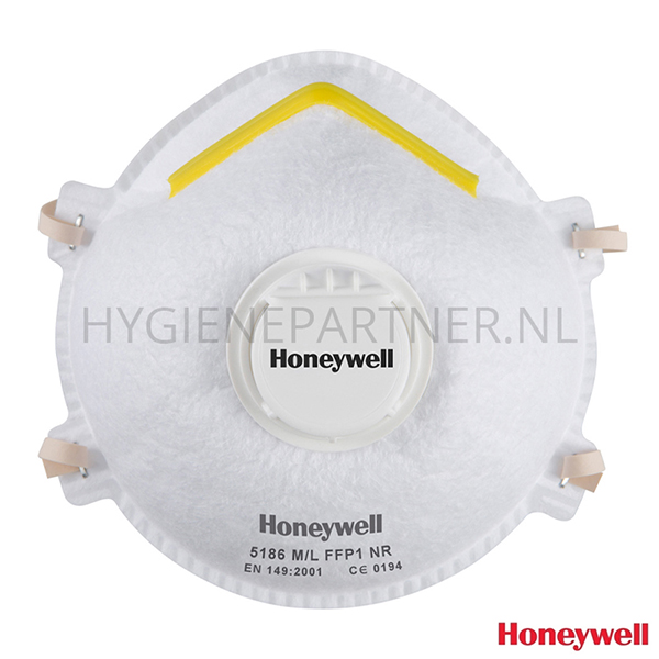 PB251034 Honeywell 5186 ML stofmasker cup FFP1 NR V met uitademventiel