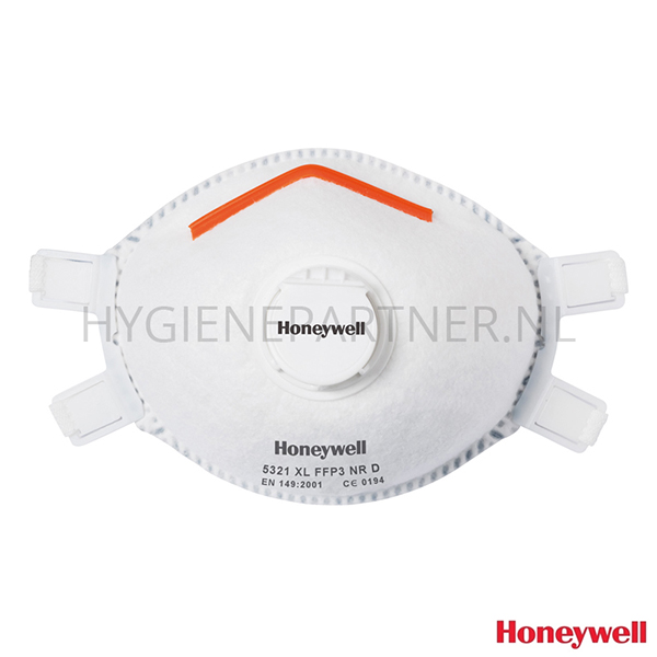 PB251087 Honeywell 5321-V2 stofmasker cup FFP3 NR D V met uitademventiel