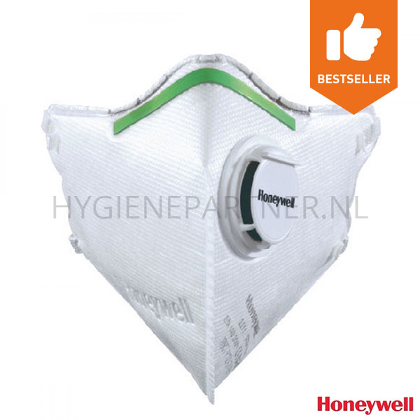 107437.000 Honeywell 2211-V2 stofmasker vouw FFP2 NR D V met uitademventiel
