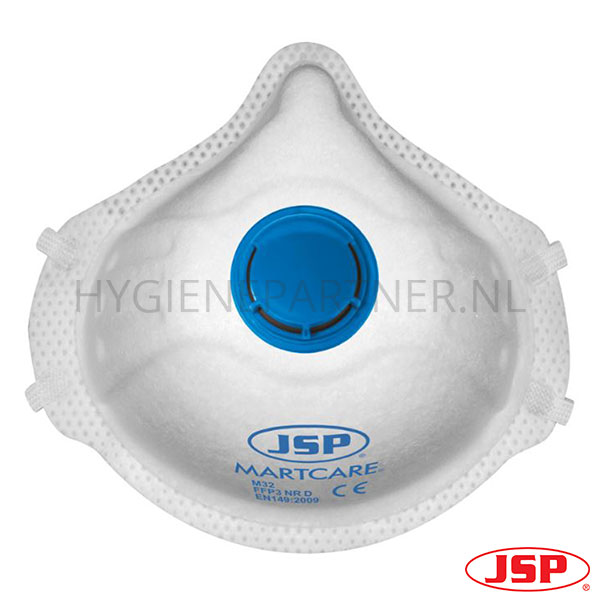 PB251107 JSP Martcare M32 stofmasker cup FFP3 NR D V met uitademventiel