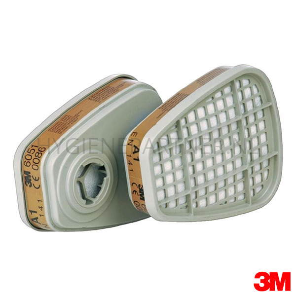 105764.000 3M 6051 damp- en gasfilter A1 voor 6000/6500/7000/7500 serie
