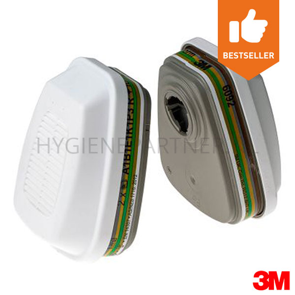 105783.000 3M 6092 combifilter A1B1E1K1P3 R + formaldehyde voor 6000/6500/7000/7500 serie