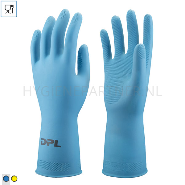 PB551025-30 DPL Nova 38 handschoen latex chemiebestendig blauw