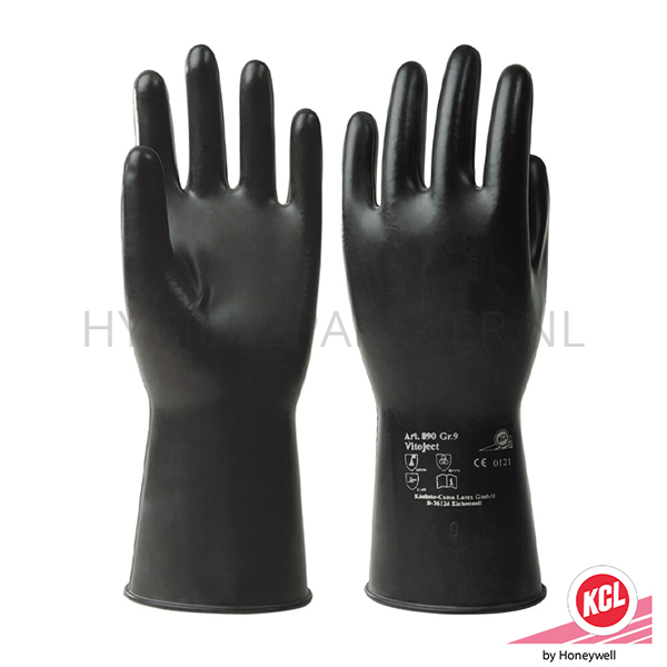 PB551084-90 KCL Vitoject 890 handschoen Viton rubber chemiebestendig