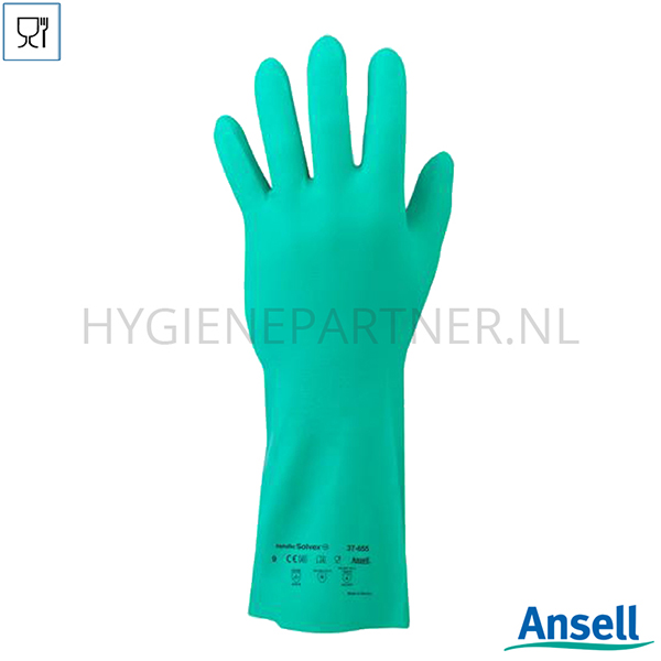 PB551104-20 Ansell AlphaTec Solvex 37-655 handschoen nitril chemiebestendig