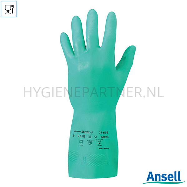 PB551111-20 Ansell AlphaTec Solvex 37-676 handschoen nitril chemiebestendig
