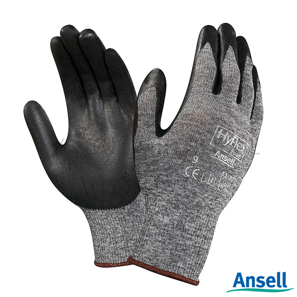 106413.000 Ansell HyFlex 11-801 handschoen nitril mechanische bescherming