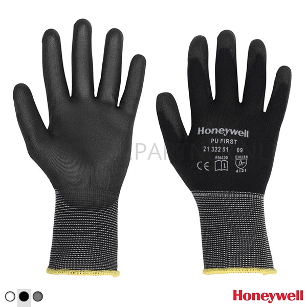 PB601040-90 Honeywell PU First handschoen mechanische bescherming zwart