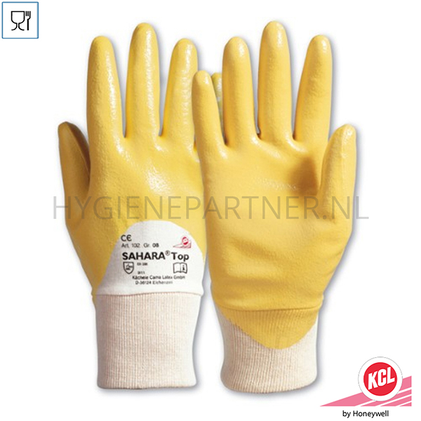 PB601044-60 KCL Sahara Top 102 handschoen nitril mechanische bescherming