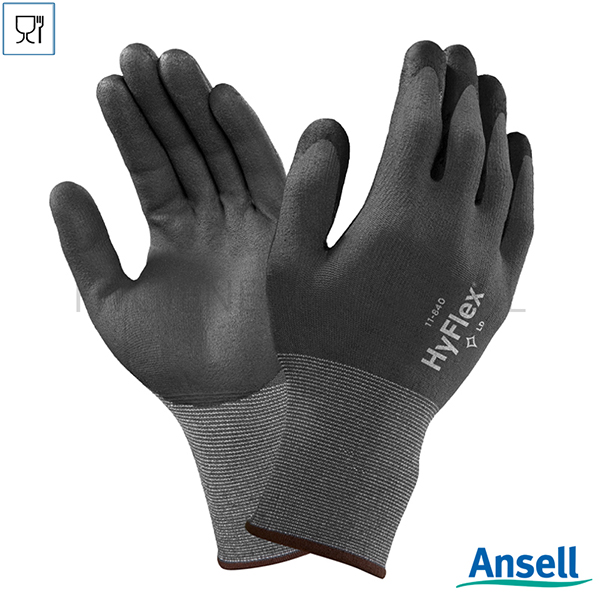 106414.090 Ansell HyFlex 11-840 handschoen nitril mechanische bescherming