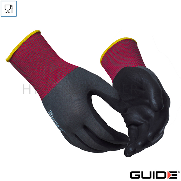 PB601095-90 Guide 9501 handschoen XLNT nitril mechanische bescherming met touchscreenfunctie zwart