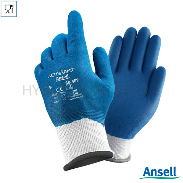 PB701044-30 Ansell ActivArmr 80-409 handschoen polyurethaan/nitril koudebestendig