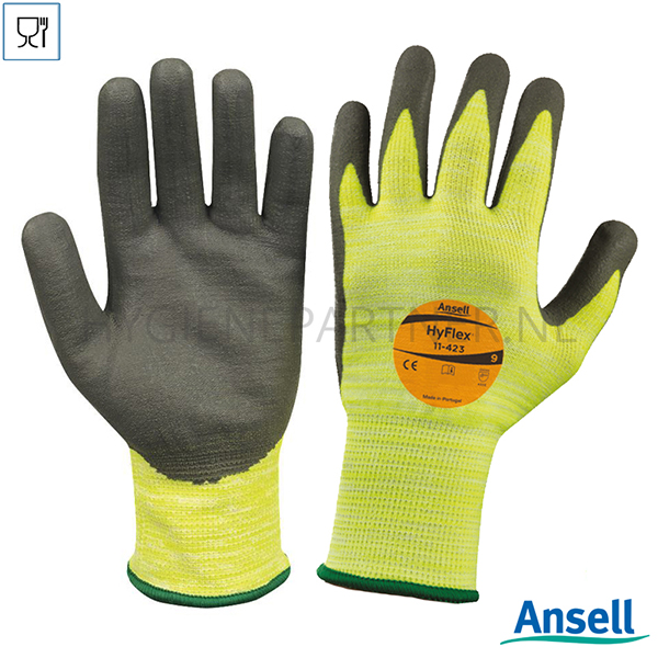 PB751036-60 Ansell HyFlex 11-423 handschoen PU/nitril snijbestendig