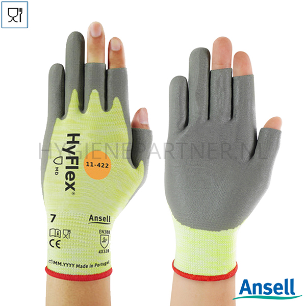 PB751062-60 Ansell HyFlex 11-422 handschoen PU/nitril snijbestendig
