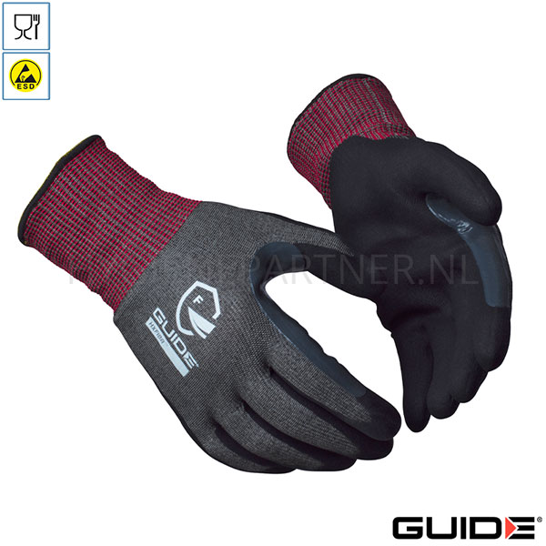 106694.000 Guide 6605 handschoen HXFIBR nitril snijbestendig ESD