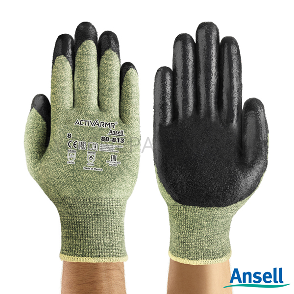 PB751116-20 Ansell ActivArmr 80-813 handschoen neopreen snijbestendig en vlambestendig