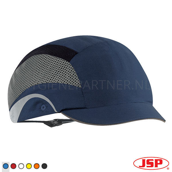 109681.033 JSP HardCap Aerolite stootpet HDPE micro klep 25 mm marineblauw
