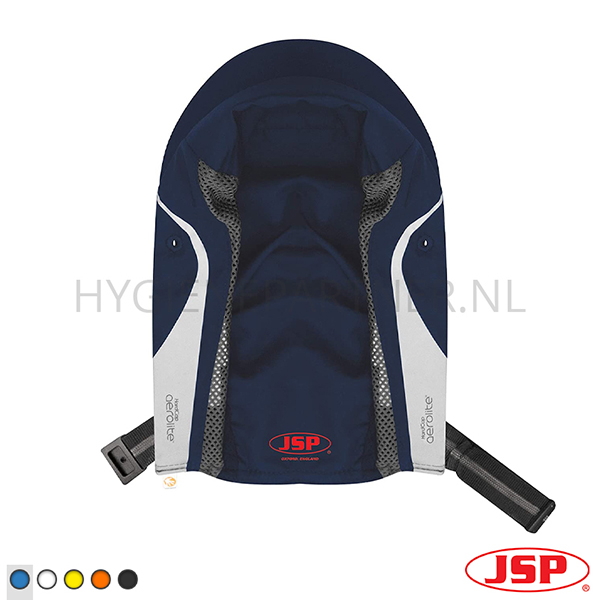 109682.033 Hoes voor JSP HardCap Aerolite stootpet micro klep 25 mm marineblauw