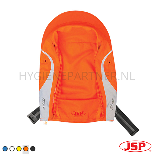PB801029-03 Hoes voor JSP HardCap Aerolite stootpet micro klep 25 mm fluo oranje
