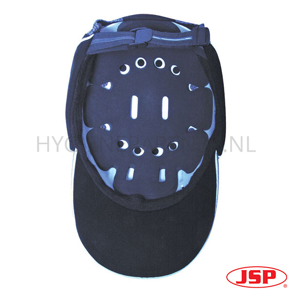 PB801032-33 Hoes voor JSP HardCap A1+ stootpet korte klep 50 mm marineblauw