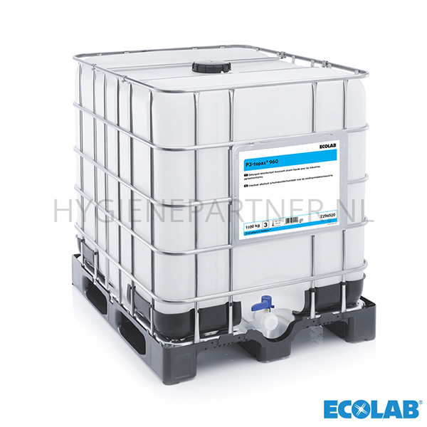 122315.000 Ecolab P3-topax 960 alkalisch reiniging en desinfectie 1050 kg connexx