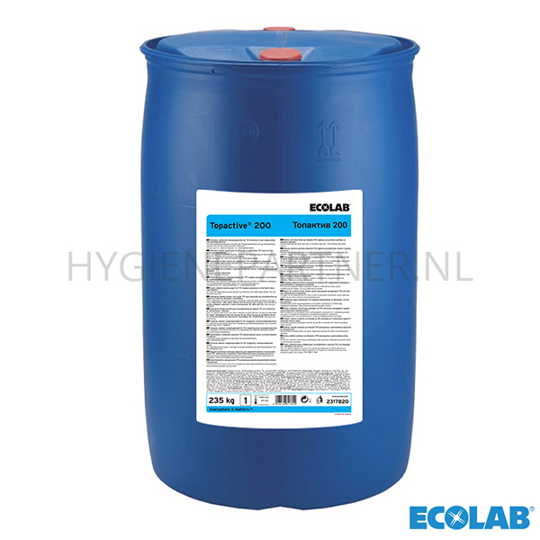 RD051128 Ecolab Topactive 200 alkalisch reinigingsmiddel vat 235 kg (BE)