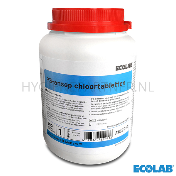 RD101004 Ecolab P3-Ansep chloortabletten desïnfectiemiddel