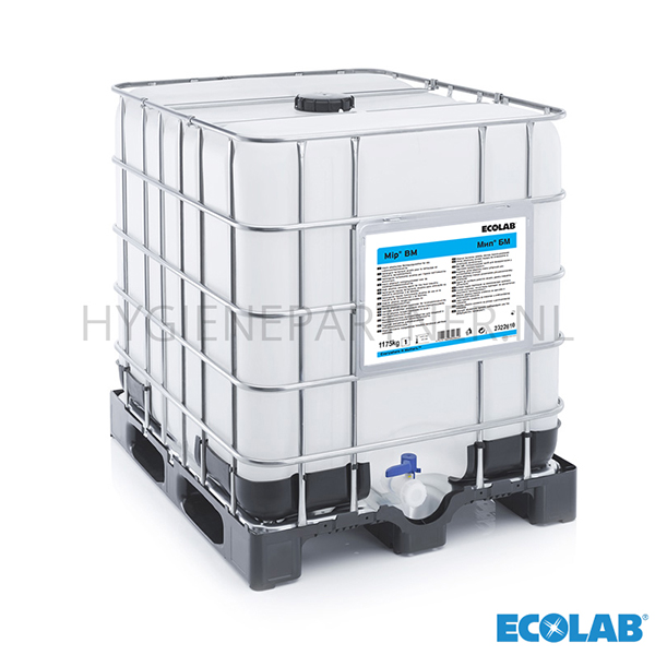 RD101126 Ecolab Mip BM vloeibaar sterk alkalisch CIP reinigingsmiddel container 1150 kg (BE)