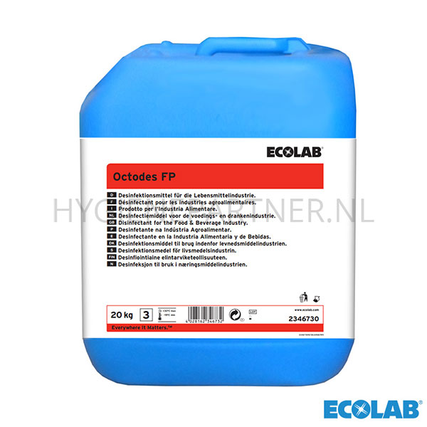 RD101201 Ecolab Octodes FP oppervlakte desinfectiemiddel perzuur 20 kg