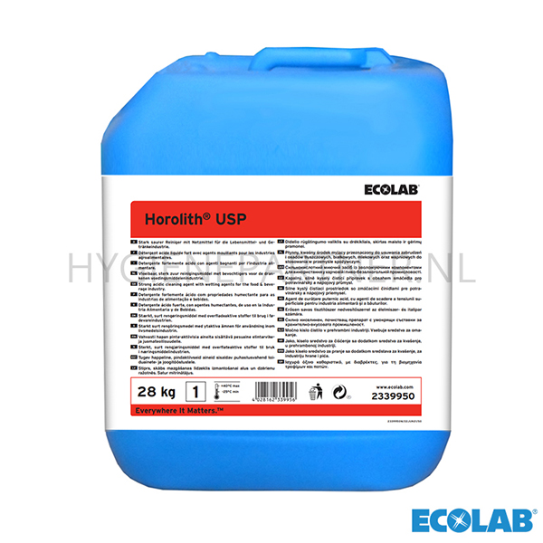 RD151009 Ecolab Horolith USP zuur reinigingsmiddel CIP 28 kg