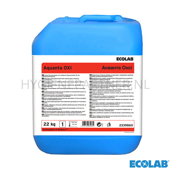RD151020 Ecolab Aquanta OXI zuur reinigingsmiddel CIP 22 kg