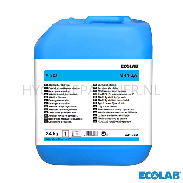 RD151084 Ecolab Mip CA sterk alkalisch reinigingsmiddel 15 kg