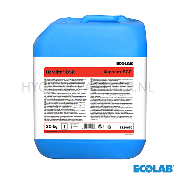 RD151072 Ecolab Horolith BSR sterk zuur reinigingsmiddel CIP 30 kg