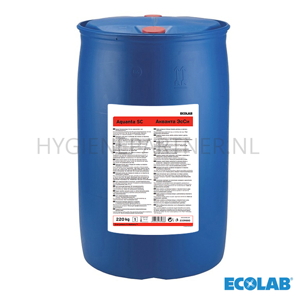 RD151132 Ecolab Aquanta SC vloeibaar zuur CIP reinigingsmiddel 220 kg