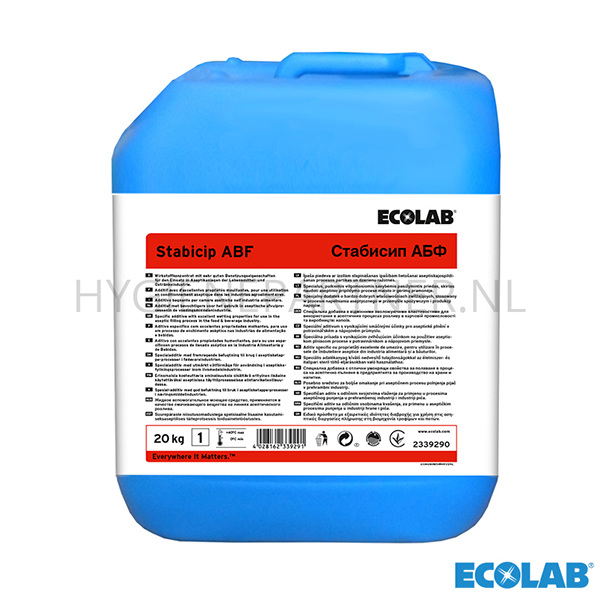 RD151134 Ecolab Stabicip ABF vloeibare reinigingsversterker CIP 20 kg